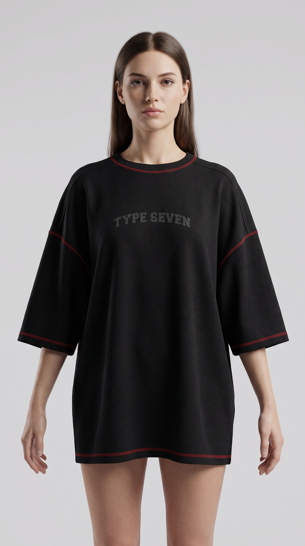 Signature Oversized Tee - Black