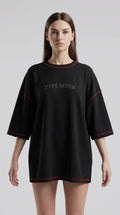 Signature Oversized Tee - Black
