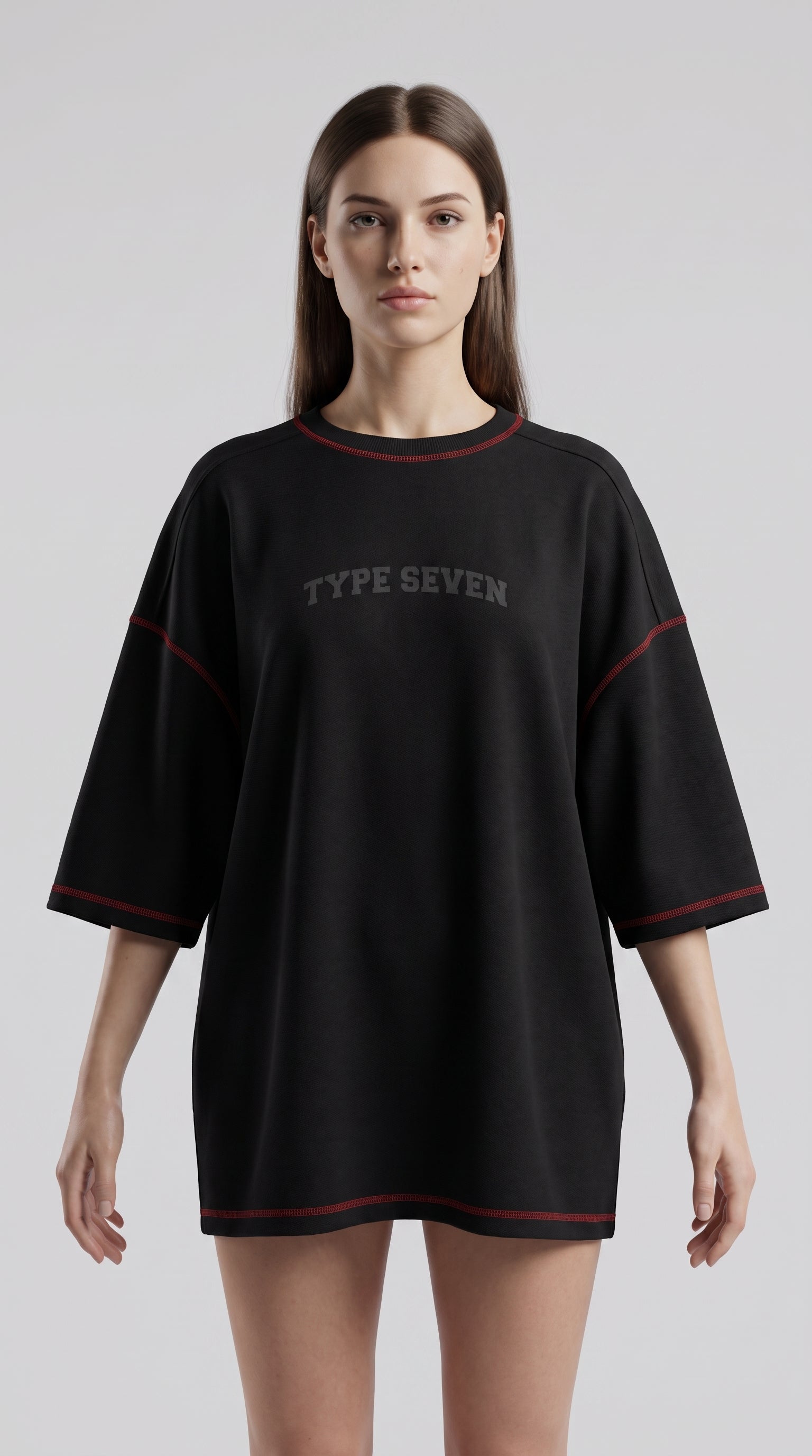 Signature Oversized Tee - Black