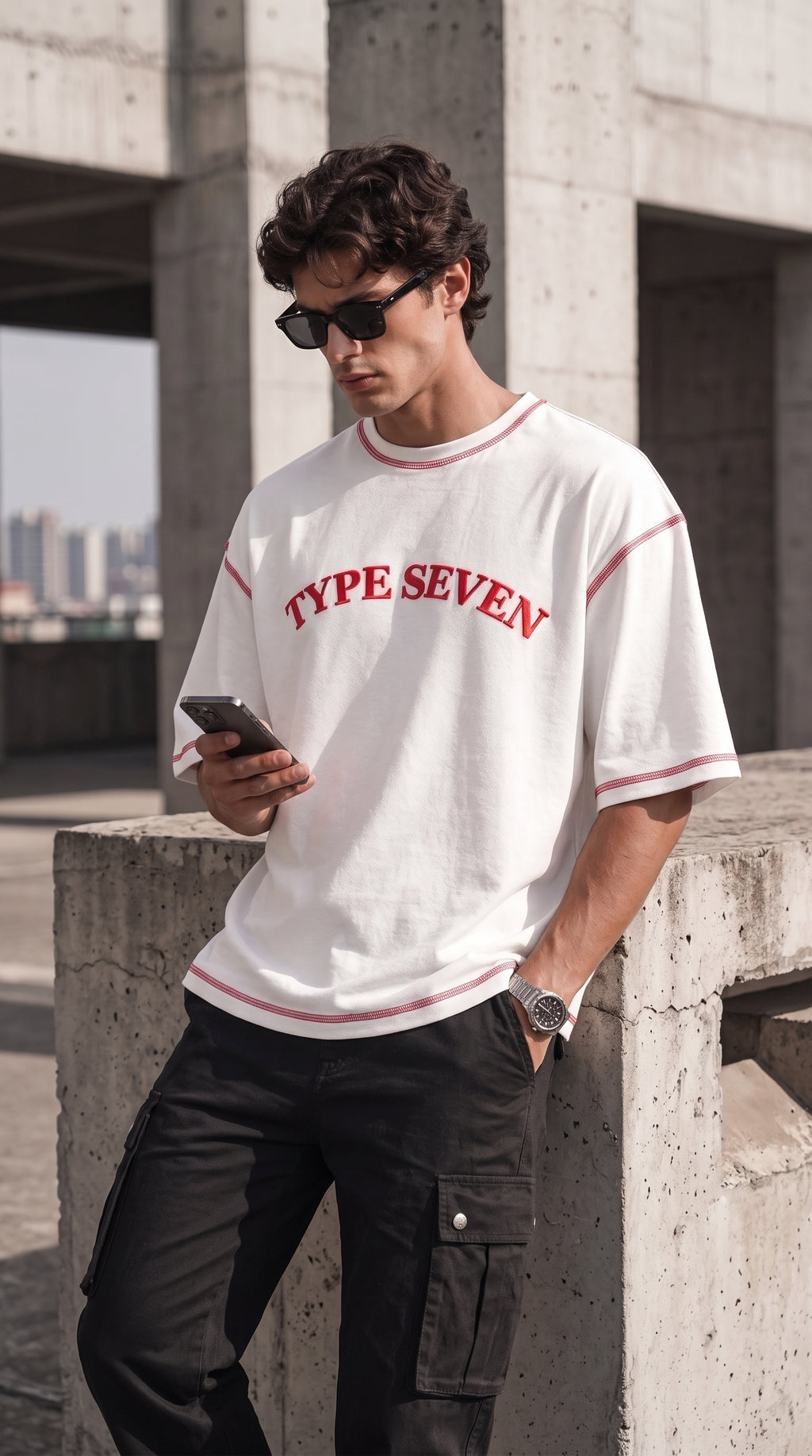 Signature Oversized Tee - White