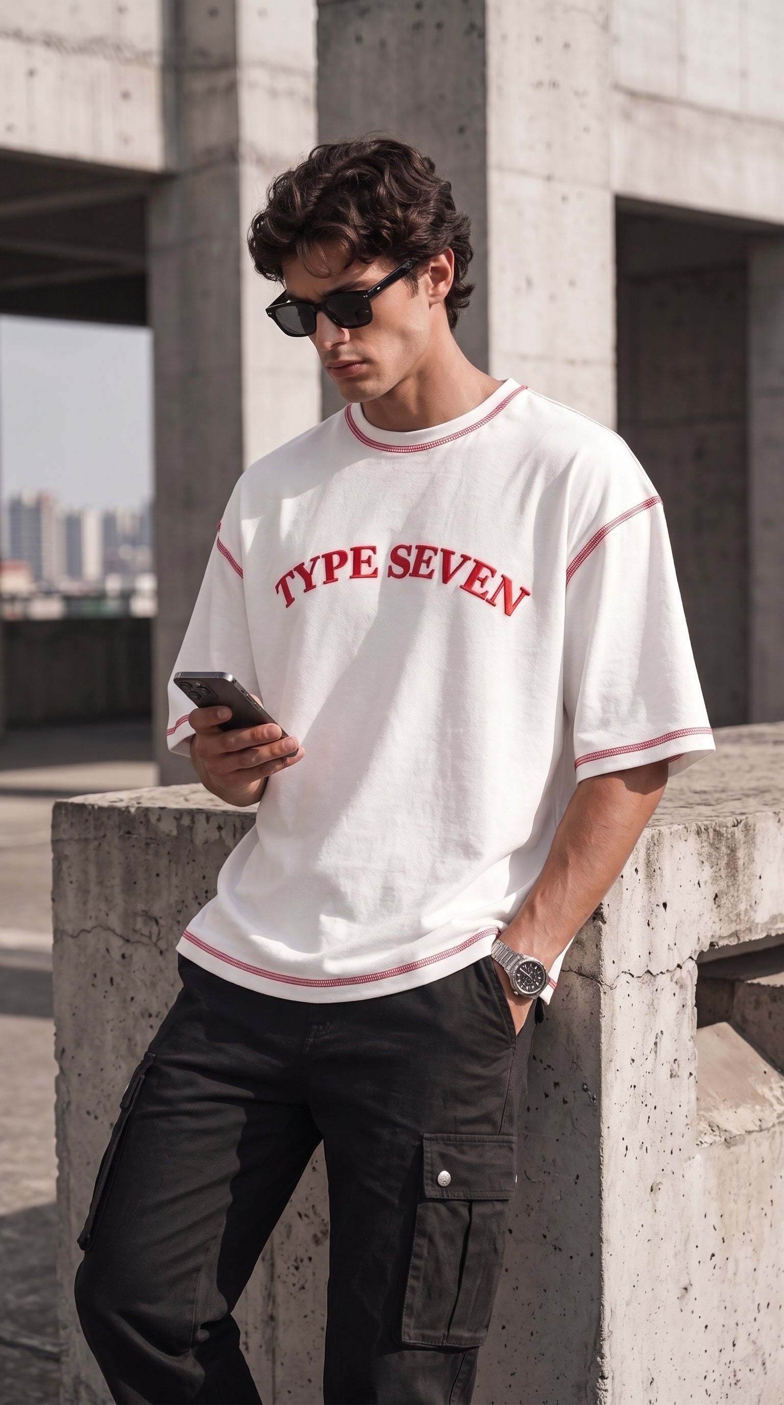 Signature Oversized Tee - White