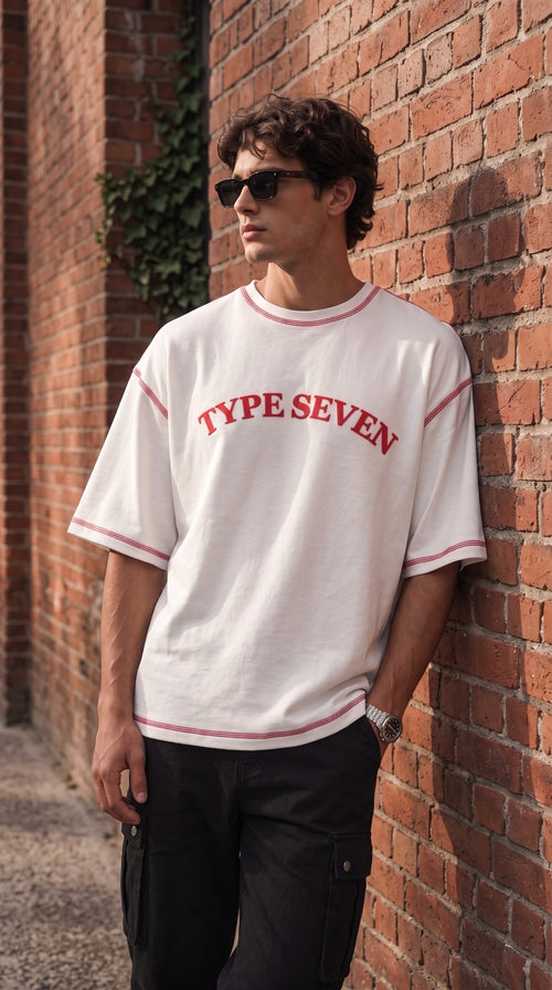 Signature Oversized Tee - White