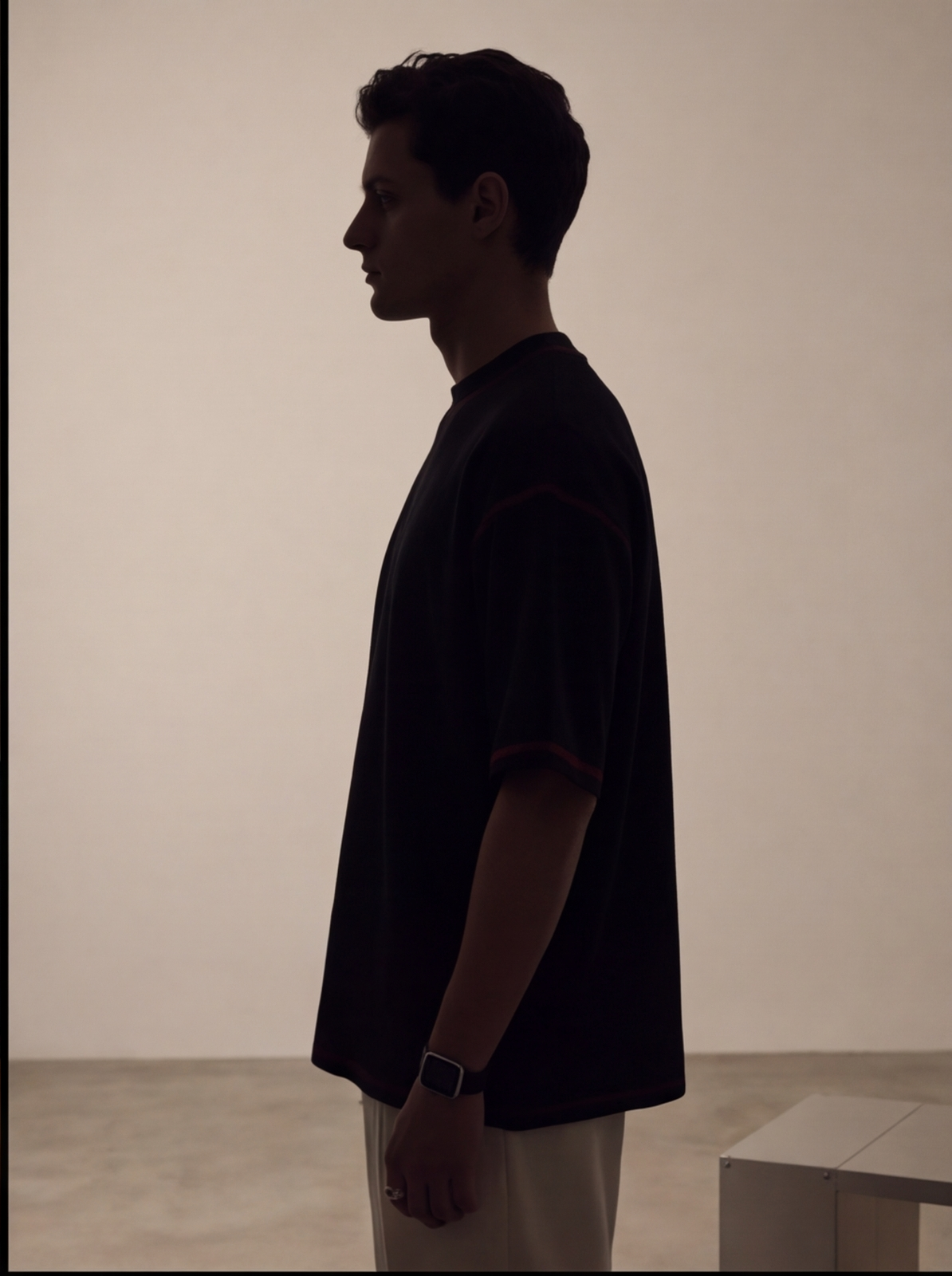 Type Seven Signature Oversized T-Shirt — Black