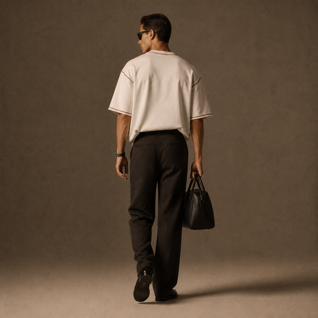 Type Seven Signature Oversized T-Shirt — White